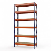 Стеллаж металлический Профи-Т 3000x1540x455 мм. Полки: фанера 6 шт.