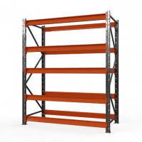 Стеллаж металлический Оптима, 4000x1250x785 мм. Полки: 5 шт. без настила