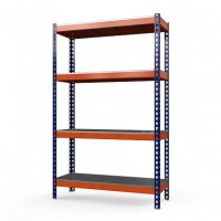 Стеллаж металлический Профи-Т 2500x1240x455 мм. Полки: оцинк. мет. усил. 4 шт.