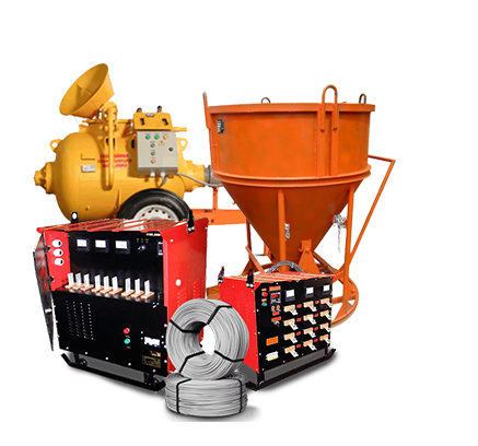 Оборудование и комплектующие для работы с раствором, бетоном