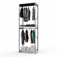 Стеллаж металлический ТСУ Универсал, 3000x1060x500 мм.Штанги: 2шт. Полки: метал. перф. 3 шт.