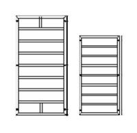 Щит доборный 1,0х2,7 профиль 2,5 мм