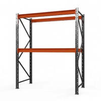 Стеллаж металлический Оптима, 2000x2500x600 мм. Полки: 2 шт. без настила