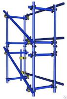 Хомутовые леса серии ЛХ-80-В