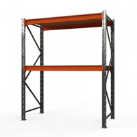 Стеллаж металлический Оптима, 2000x2500x785 мм. Полки: 2 шт. фанера