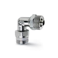 Фитинг угловой поворотный с накидной гайкой Camozzi 1541 8/6-1/4