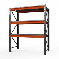 Стеллаж металлический Оптима, 3000x2500x785 мм. Полки: 3 шт. метал.