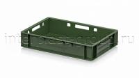 Ящик для мяса и колбасных изделий Е-1 зеленый морозостойкий
