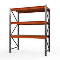 Стеллаж металлический Оптима, 3000x1530x785 мм. Полки: 3 шт. фанера