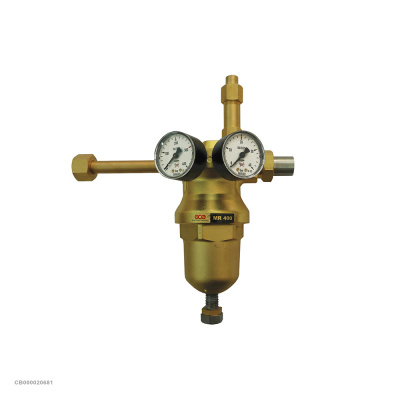 Регулятор рамповый кислородный MR400 (DRUVA, аналог РКЗ-500, 300/20 бар, кислород, интерные газы), GCE