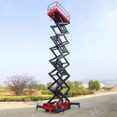 Самоходный ножничный подъемник QZ-050-110 OXLIFT 11000 мм 500 кг