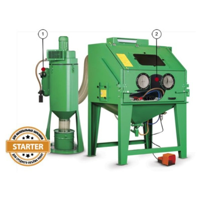 Кабина абразив. ECO-140SF эжектор.типа