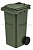 Мусорный контейнер 120 л зеленый