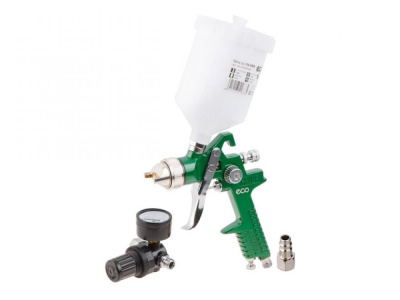 Краскораспылитель ECO SG-9000 с манометром (HVLP, сопло ф 1.4 мм, верх. бак 600 мл) (SG-9000H14MU)