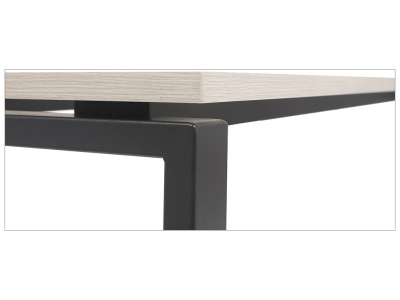 Стол NT 140x70 белое дерево/серый