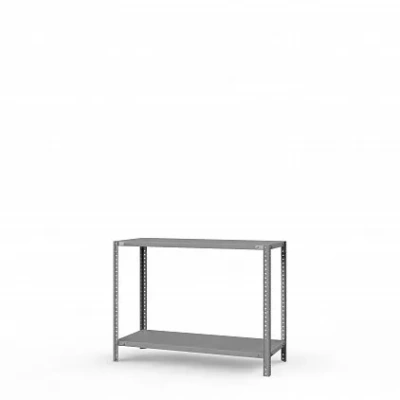 Стеллаж металлический ТС Лайт, 1000x1200x600 мм. Полки: 2 шт. метал.
